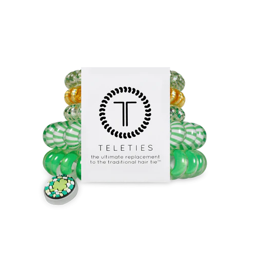 Dancing Green Mixed Hair Ties