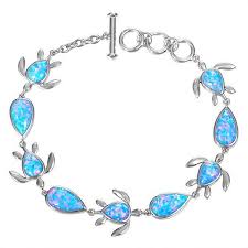 SS Opal Honu Bracelet