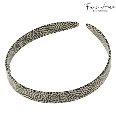 French Amie Wide Headband 1/2" Handmade Cellulose Hair Accessories Women & Girls