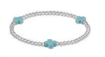 Extends Signature Cross Sterling- Turquoise