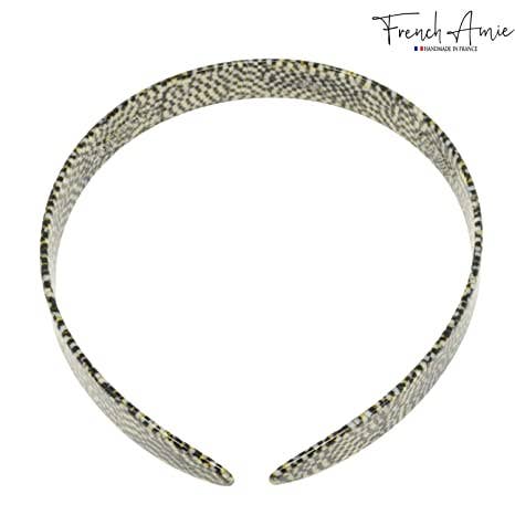 French Amie Wide Headband 1/2" Handmade Cellulose Hair Accessories Women & Girls