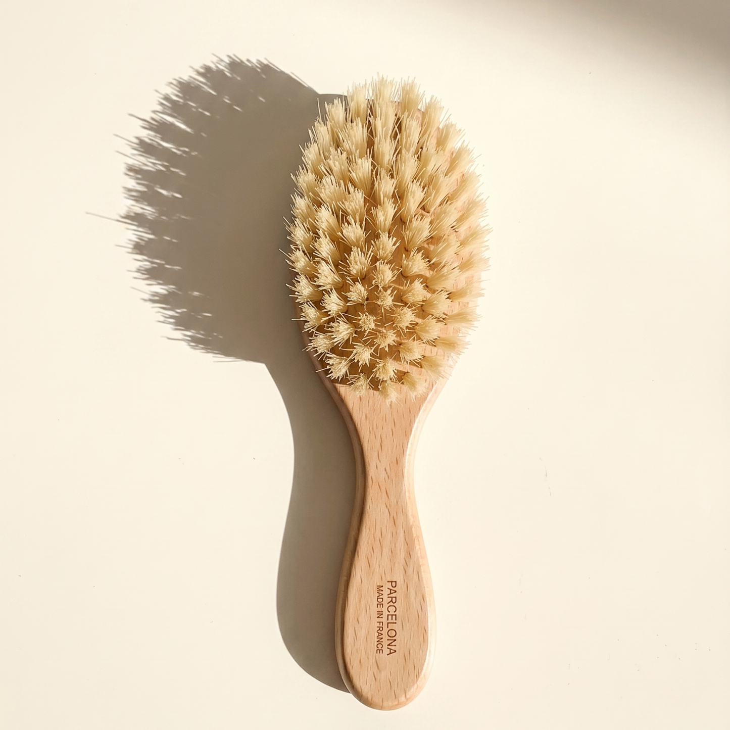 Parcelona French Grooming Combo 6” Celluloid Baby Brush and Comb for Toddlers