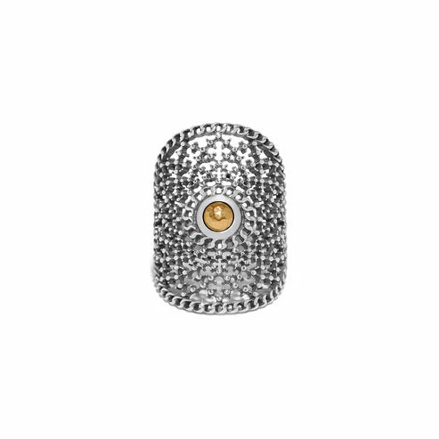 Ferrara Segreta Two Tone Round Ring