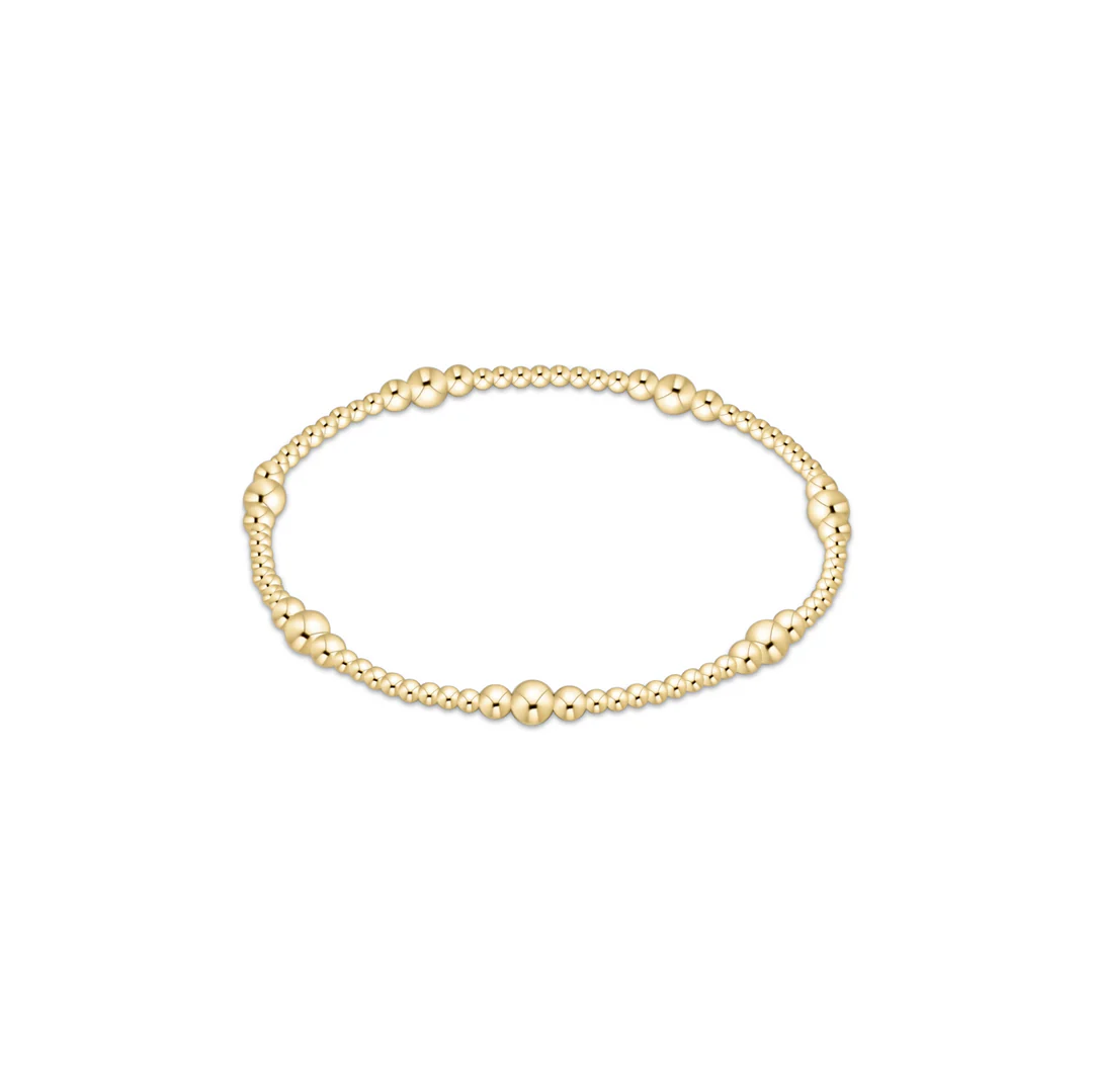 Purpose Gold 4mm Bead Bracelet