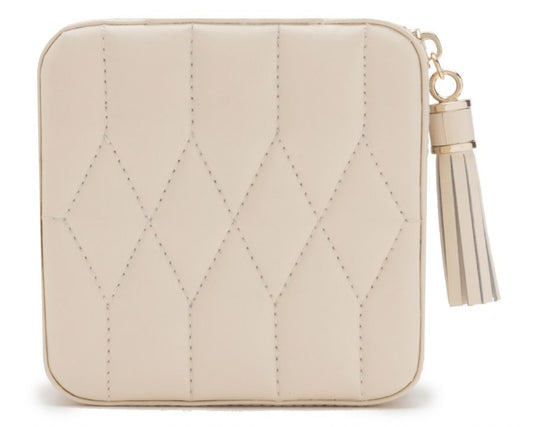 Caroline Zip Travel Case Ivory