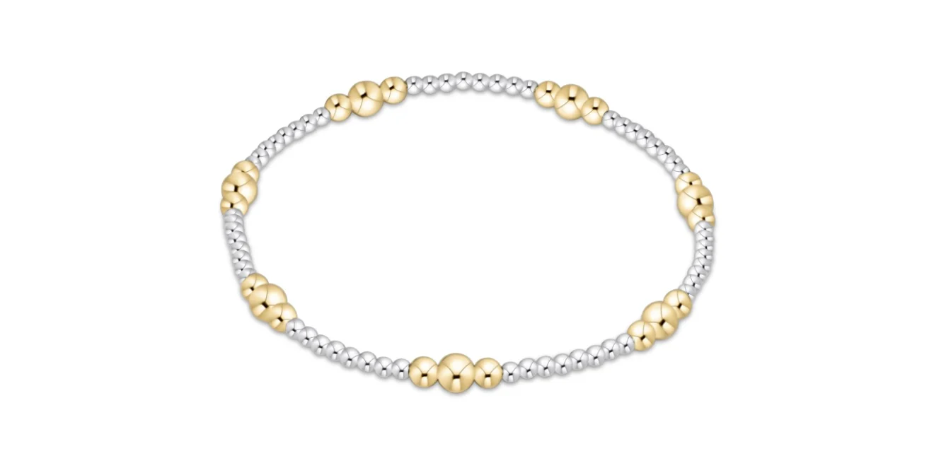 Purpose Gold 4mm Bead Bracelet - Mixed Metal