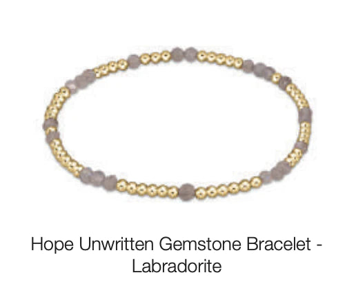 Hope Unwritten Gemstone Bracelet- Labradorite