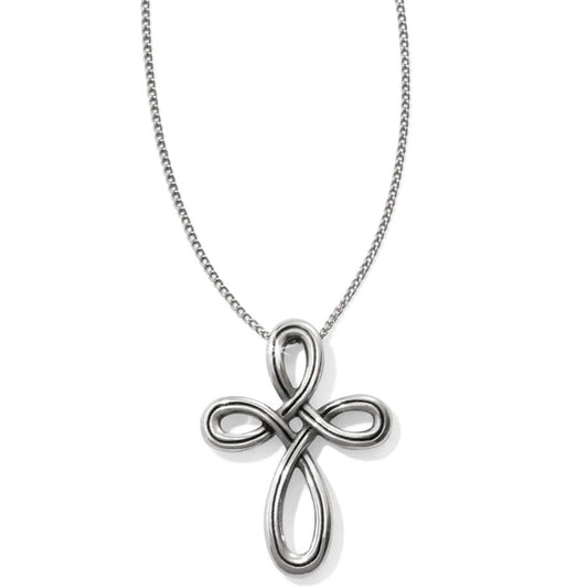 Interlock Petite Cross Necklace