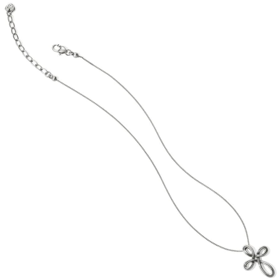 Interlock Petite Cross Necklace