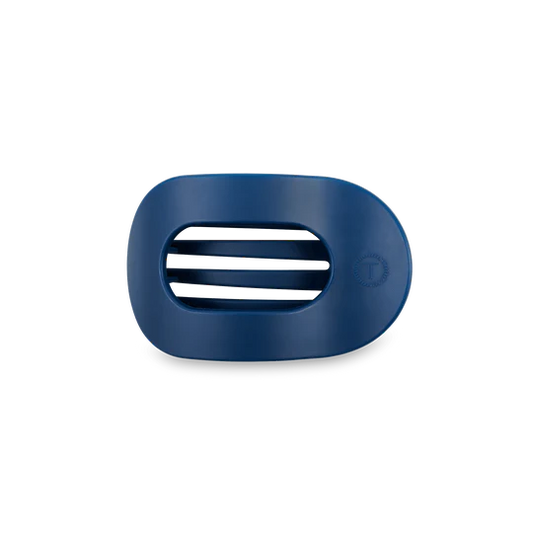 Midnight Rain Small Flat Round Hair Clip