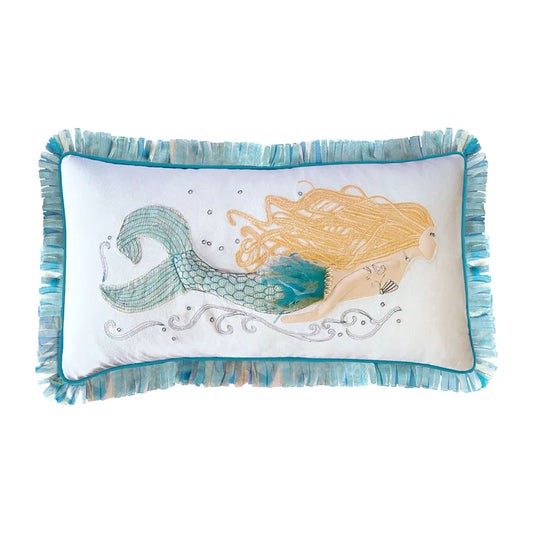 Pearl of The Sea Mermaid Pillow