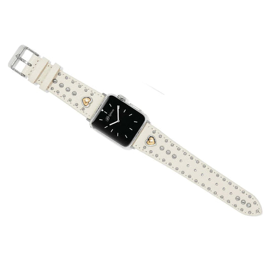 Pretty Tough Heart Leather Watch Band