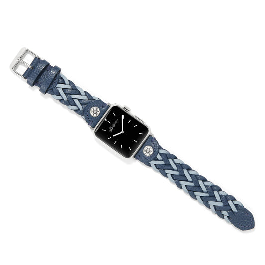 RORY LEATHER WATCH BAND-CLOUD BLUE