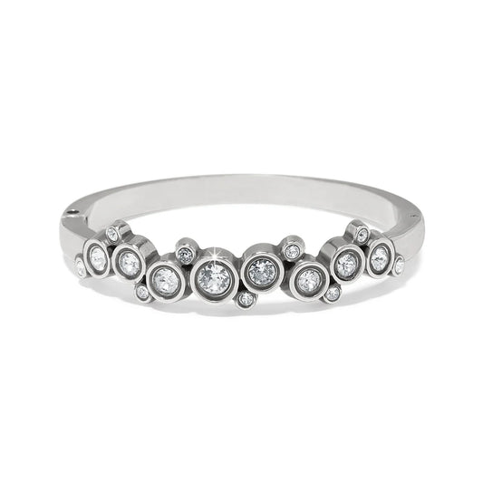 Brighton Constella Cluster Hinged Bangle Crysal