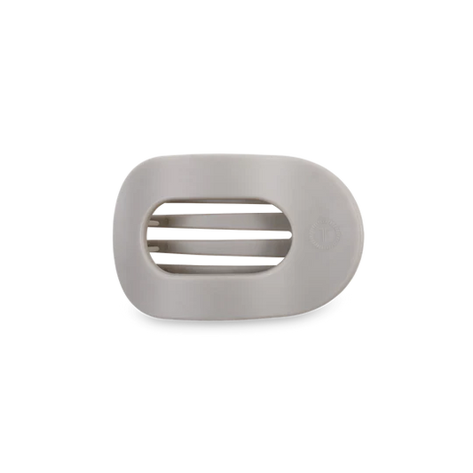 Silver Flames Large Round Clip