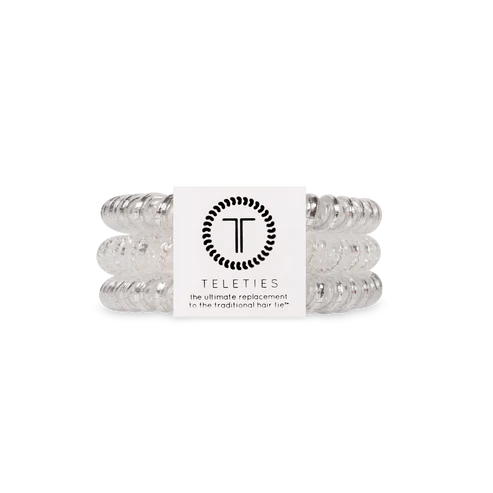 Silver Slay Small Hair Ties