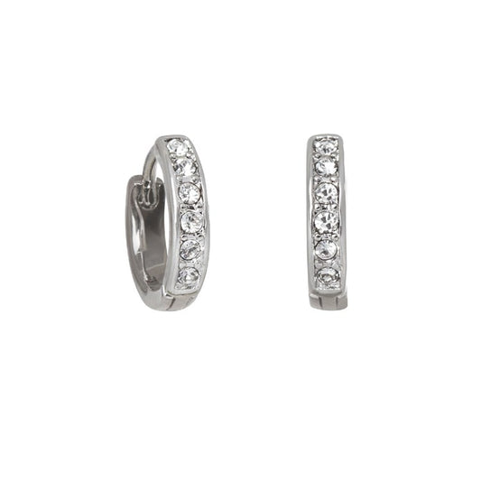 SLV Hoop Earrings Thankful/Ring Silver