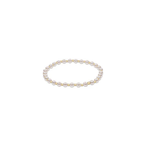 Extends Classic Grateful 4MM Bracelet Pearl