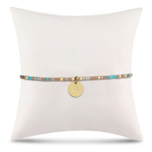 EGirl Hope Unwritten Bracelet - be you. Small Gold Disc