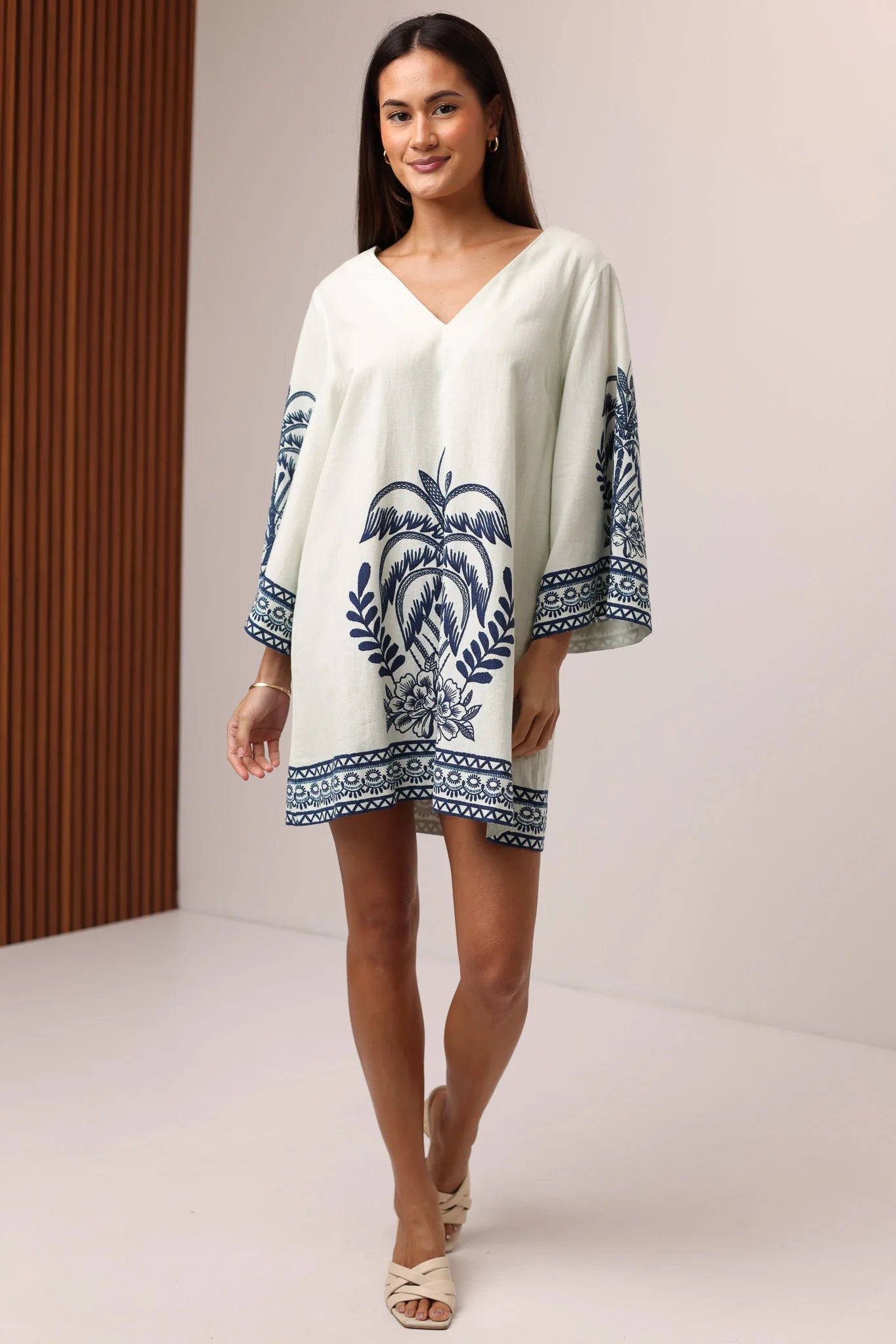 Roxi Mini Dress - Palmcourt Ivory