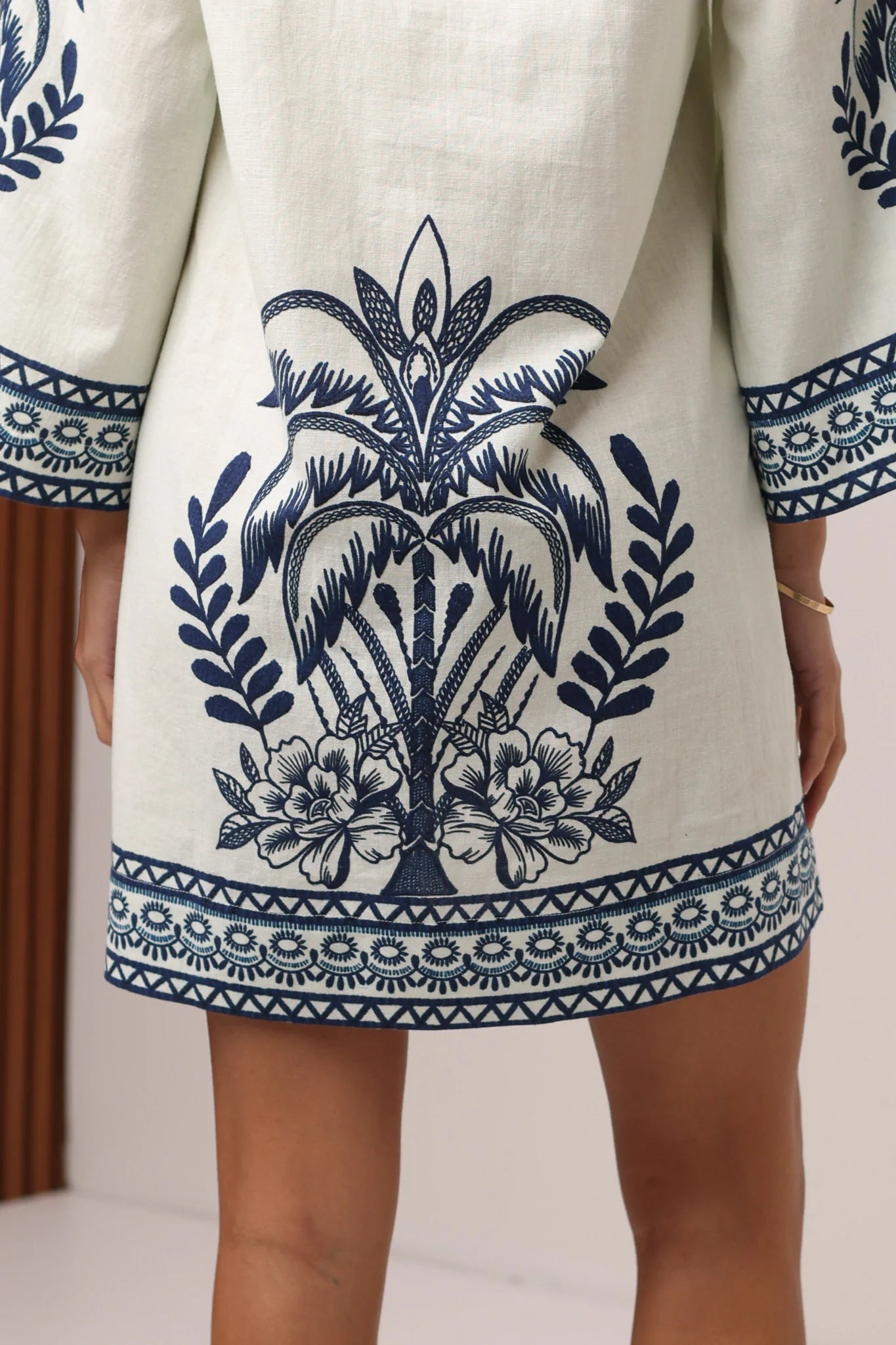 Roxi Mini Dress - Palmcourt Ivory