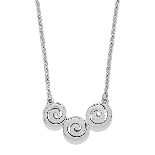 Vertigo Spiral Trio Necklace