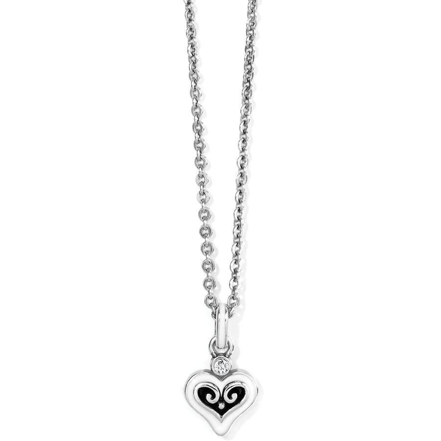 Alcazar Blanc Heart Necklace