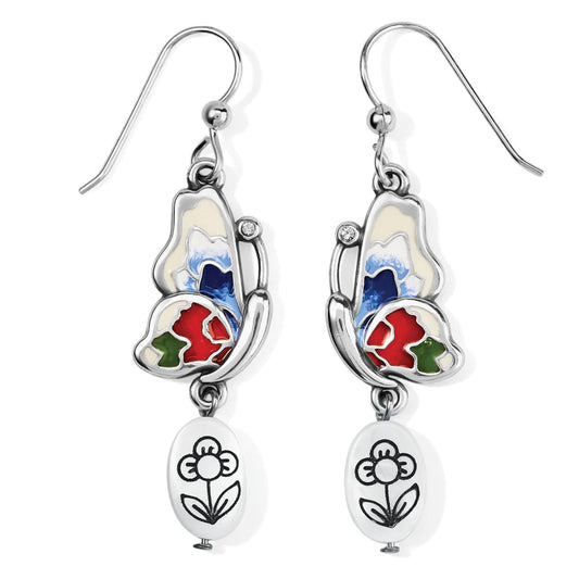 Blossom Hill Butterfly French Wire Earrings