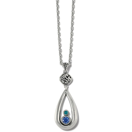 Elora Gems Sapphire Teardrop Necklace