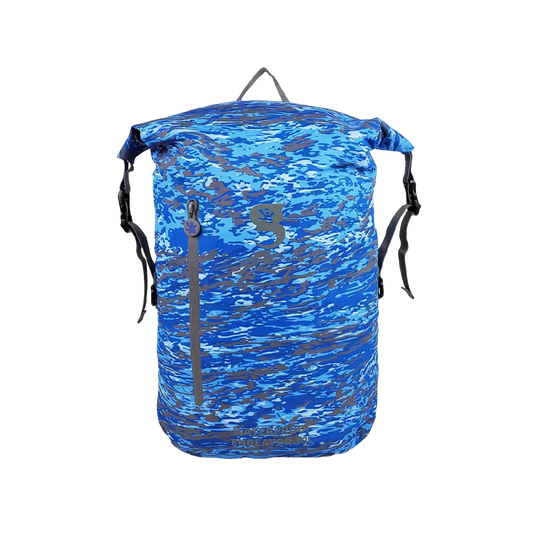 Waterproof Lightweight Endeavor 30L Backpack (Ocean Geckoflage)