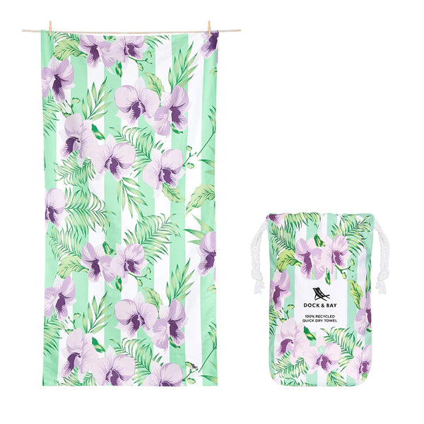 Orchid Utopia Quick Dry Cabana Towel