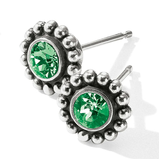 Twinkle Peridot Mini Post Earrings