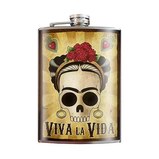 Viva La Vida Frida Flask